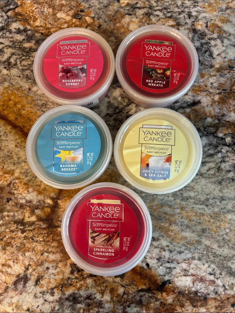 Yankee Candle Scenterpiece MeltCup Set of 5